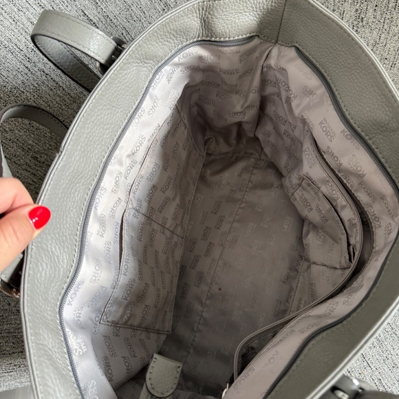 Gray Michael Kors Large Purse - Picture 3 of 4